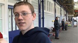 Olly, who denies he was late today at Newton Abbot station